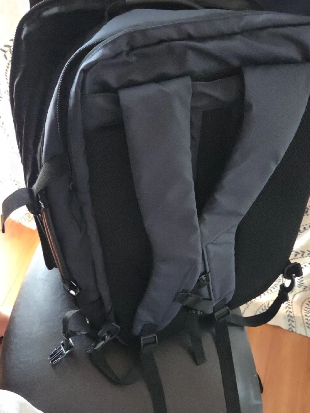 Navy Men's Backpack - Stylish Everyday Bag